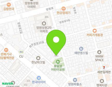 22-13 Huiujeong-ro 20-gil, Mapo-gu, Seoul, Republic of Korea Map