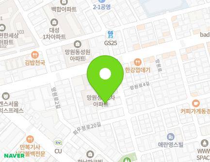 16-8 Mangwon-ro 4-gil, Mapo-gu, Seoul, Republic of Korea Map