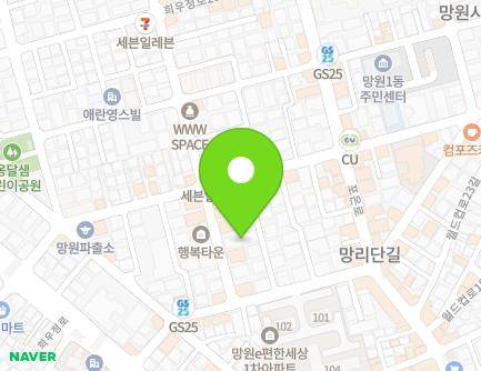 61 Mangwon-ro 6-gil, Mapo-gu, Seoul, Republic of Korea Map