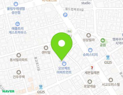 52-13 World Cup-ro 16-gil, Mapo-gu, Seoul, Republic of Korea Map