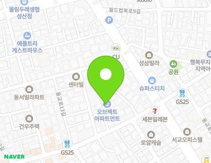 45-9 World Cup-ro 14-gil, Mapo-gu, Seoul, Republic of Korea Map