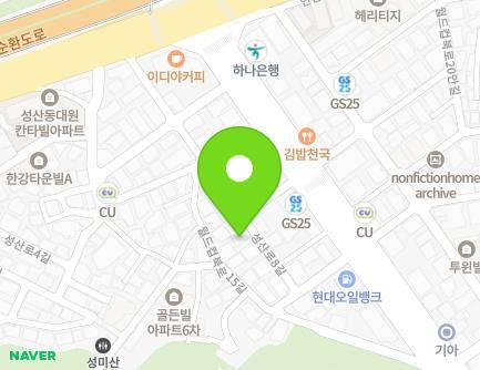 38 Seongsan-ro 8-gil, Mapo-gu, Seoul, Republic of Korea Map