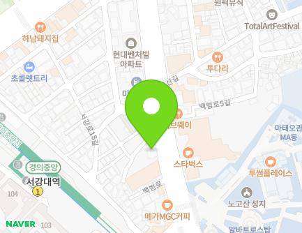 26 Baekbeom-ro, Mapo-gu, Seoul, Republic of Korea Map