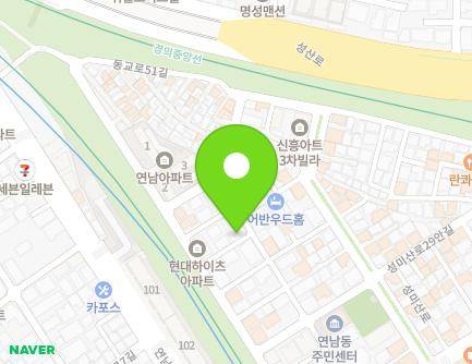 37 Seongmisan-ro 27-gil, Mapo-gu, Seoul, Republic of Korea Map