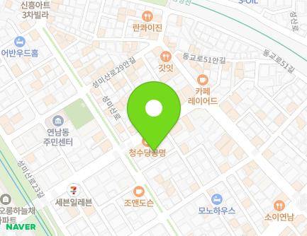 36-7 Donggyo-ro 41-gil, Mapo-gu, Seoul, Republic of Korea Map