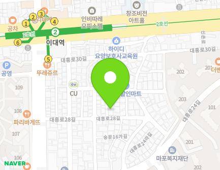 14-21 Sungmun 16-gil, Mapo-gu, Seoul, Republic of Korea Map