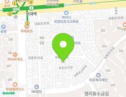 24-1 Daeheung-ro 28-gil, Mapo-gu, Seoul, Republic of Korea Map