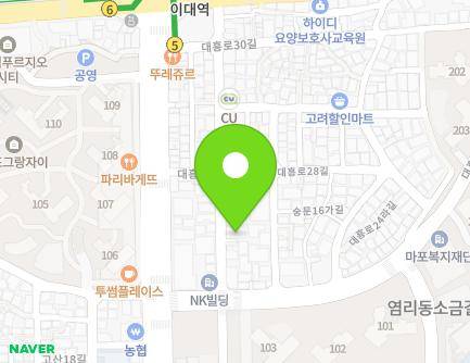 190 Sungmun-gil, Mapo-gu, Seoul, Republic of Korea Map