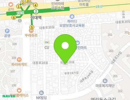 24 Daeheung-ro 28-gil, Mapo-gu, Seoul, Republic of Korea Map