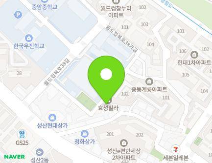 16 World Cup buk-ro 38ga-gil, Mapo-gu, Seoul, Republic of Korea Map