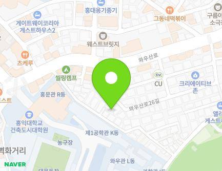 23-4 Wausan-ro 24-gil, Mapo-gu, Seoul, Republic of Korea Map