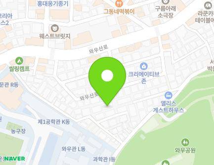 43-7 Wausan-ro 24-gil, Mapo-gu, Seoul, Republic of Korea Map