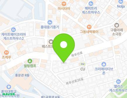 118 Wausan-ro, Mapo-gu, Seoul, Republic of Korea Map