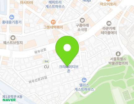 45 Wausan-ro 26-gil, Mapo-gu, Seoul, Republic of Korea Map