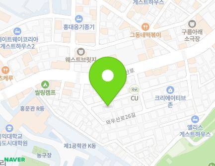 9-8 Wausan-ro 26-gil, Mapo-gu, Seoul, Republic of Korea Map