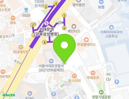 107-4 Tongil-ro, Seodaemun-gu, Seoul, Republic of Korea Map