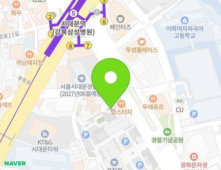 107-5 Tongil-ro, Seodaemun-gu, Seoul, Republic of Korea Map