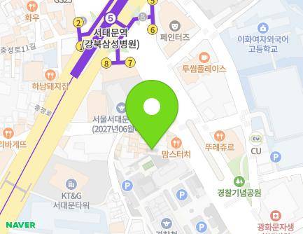 107-7 Tongil-ro, Seodaemun-gu, Seoul, Republic of Korea Map