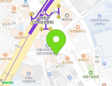 107-15 Tongil-ro, Seodaemun-gu, Seoul, Republic of Korea Map