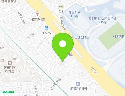 22-10 Seongsan-ro 20-gil, Seodaemun-gu, Seoul, Republic of Korea Map