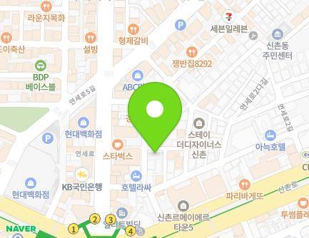 8 Yonsei-ro 2ga-gil, Seodaemun-gu, Seoul, Republic of Korea Map