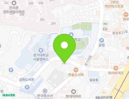 11 Kyonggidae-ro 9-gil, Seodaemun-gu, Seoul, Republic of Korea Map