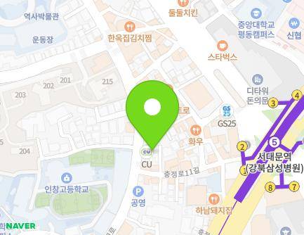 26-7 Chungjeong-ro 11-gil, Seodaemun-gu, Seoul, Republic of Korea Map