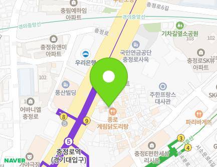 10 Chungjeong-ro 4-gil, Seodaemun-gu, Seoul, Republic of Korea Map