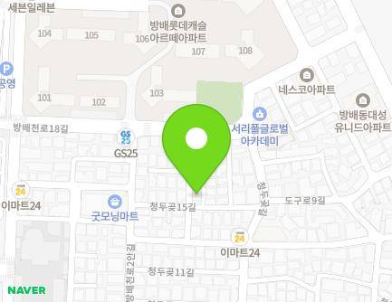 36-21 Bangbaecheon-ro 18-gil, Seocho-gu, Seoul, Republic of Korea Map