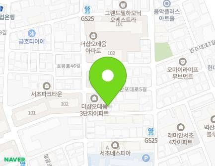54-4 Banpo-daero 3-gil, Seocho-gu, Seoul, Republic of Korea Map