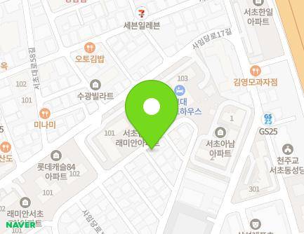 88-3 Saimdang-ro 19-gil, Seocho-gu, Seoul, Republic of Korea Map