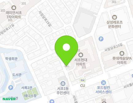 14 Saimdang-ro 19-gil, Seocho-gu, Seoul, Republic of Korea Map