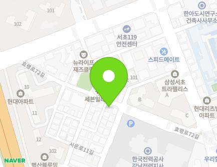 40 Hyoryeong-ro 72-gil, Seocho-gu, Seoul, Republic of Korea Map
