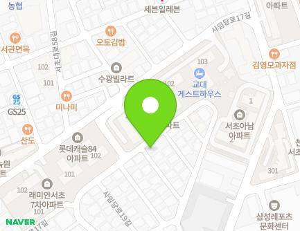 80-3 Saimdang-ro 19-gil, Seocho-gu, Seoul, Republic of Korea Map