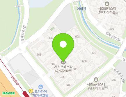 1-12 Cheonggyesan-ro 9-gil, Seocho-gu, Seoul, Republic of Korea Map