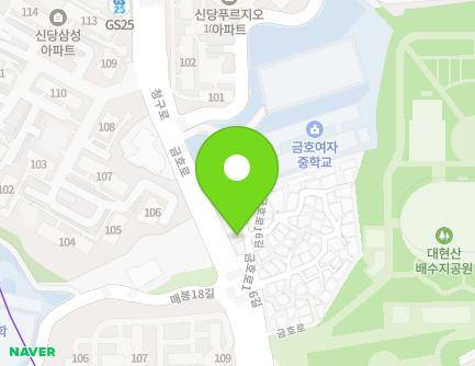 5-5 Geumho-ro 16-gil, Seongdong-gu, Seoul, Republic of Korea Map