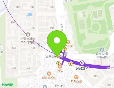 B154 Geumho-ro, Seongdong-gu, Seoul, Republic of Korea Map