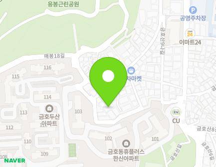 12-24 Geumhosan 9ga-gil, Seongdong-gu, Seoul, Republic of Korea Map