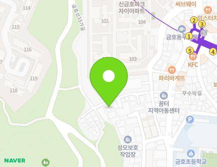 11-1 Geumhosan 15-gil, Seongdong-gu, Seoul, Republic of Korea Map
