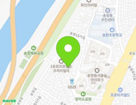 7-11 Songjeong 18-gil, Seongdong-gu, Seoul, Republic of Korea Map