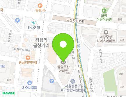 40 Gosanja-ro 14-gil, Seongdong-gu, Seoul, Republic of Korea Map
