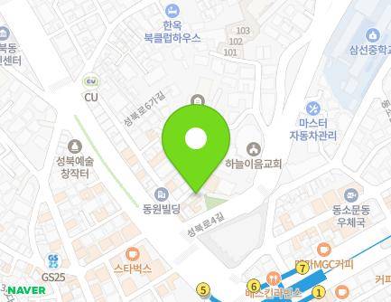 2-6 Seongbuk-ro 6-gil, Seongbuk-gu, Seoul, Republic of Korea Map