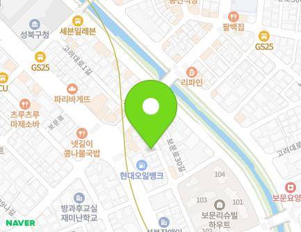 55 Goryeodae-ro 1-gil, Seongbuk-gu, Seoul, Republic of Korea Map
