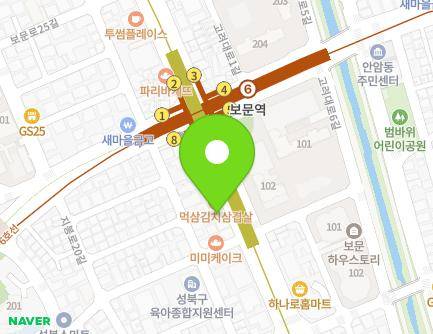 105 Bomun-ro, Seongbuk-gu, Seoul, Republic of Korea Map