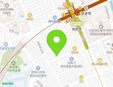 20 Bomun-ro 23-gil, Seongbuk-gu, Seoul, Republic of Korea Map