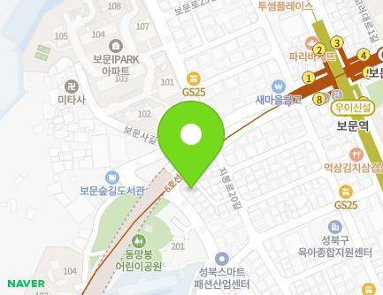 12-17 Jibong-ro 20-gil, Seongbuk-gu, Seoul, Republic of Korea Map