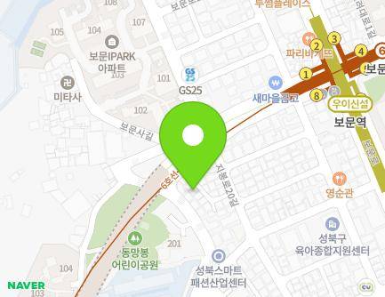 12-15 Jibong-ro 20-gil, Seongbuk-gu, Seoul, Republic of Korea Map