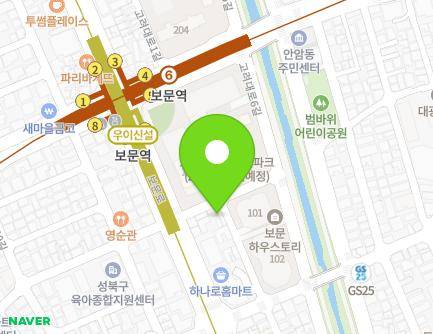 102-6 Bomun-ro, Seongbuk-gu, Seoul, Republic of Korea Map