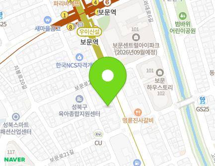95 Bomun-ro, Seongbuk-gu, Seoul, Republic of Korea Map