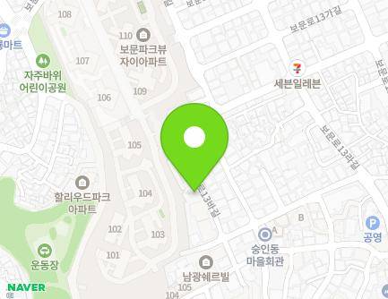 13-10 Bomun-ro 13ba-gil, Seongbuk-gu, Seoul, Republic of Korea Map